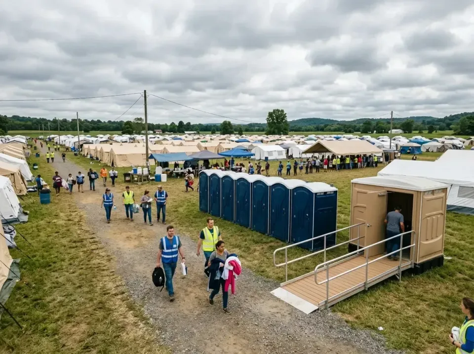 disaster-relief-camp-restrooms-010 — frequently asked questions, Dumpster & Portable Bathrooms Rental in Barboursville, WV